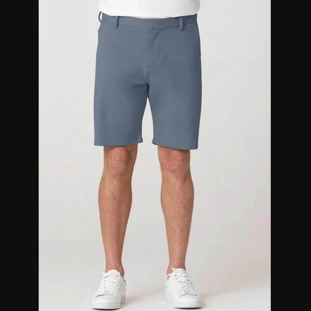 Swet Tailor NEW NWT Mens 30 Gray Everyday Chino Shorts Golf Athletic Comfy - Picture 1 of 7